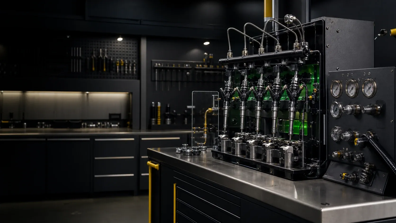 Profesyonel Common Rail enjektör test laboratuvarı
